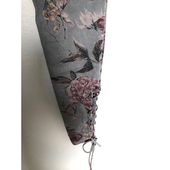Chaser Vintage Floral Lace Up leggings - M - Picture 3 of 8